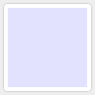 Pastel Periwinkle Purple Solid Color Sticker